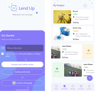 Lend Up App